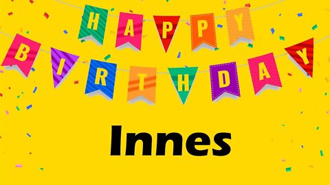 Happy Birthday to Innes - Birthday Wish From Birthday Bash