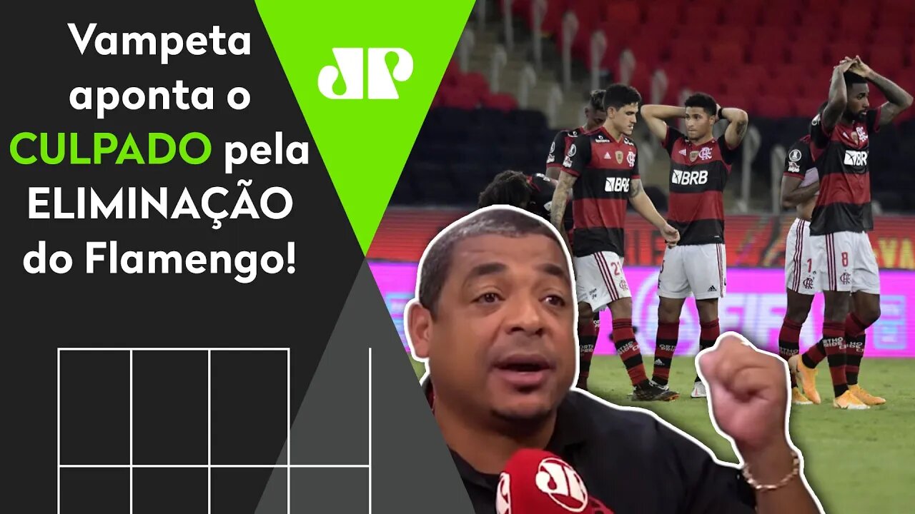 "Ele foi INCONSEQUENTE!" Vampeta DEFENDE Ceni e aponta CULPADO pela ELIMINAÇÃO do Flamengo!