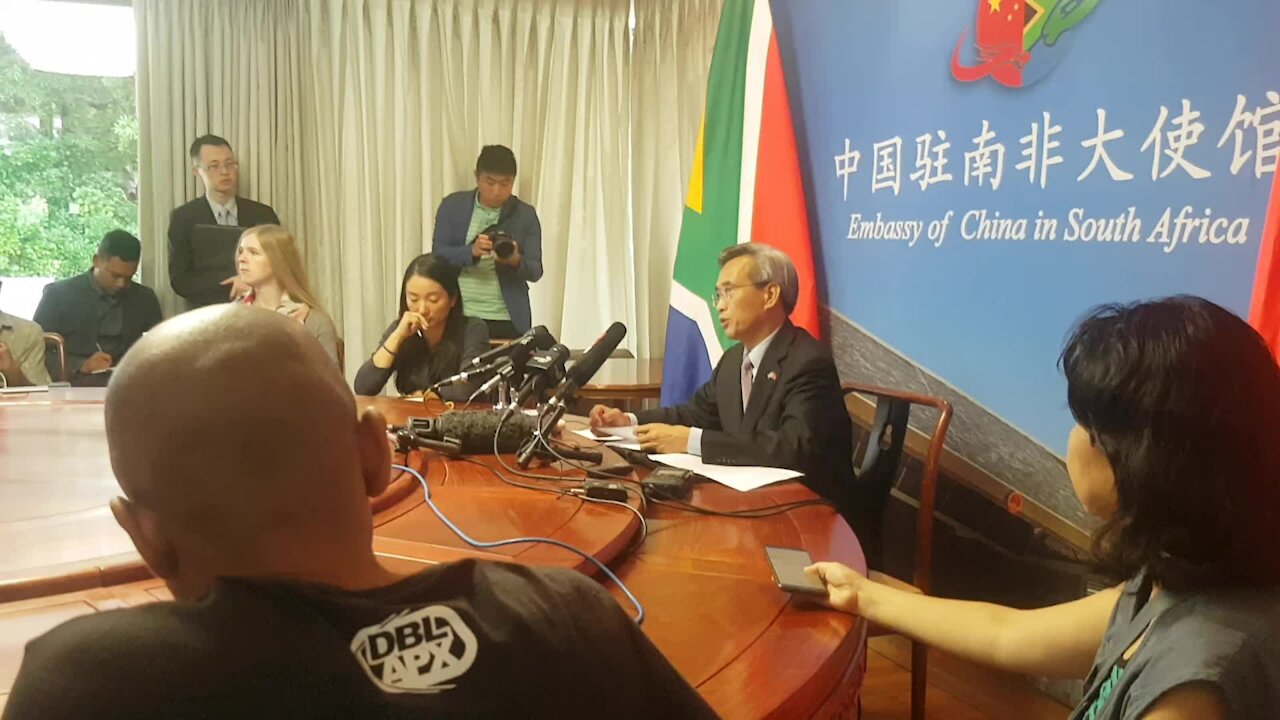 SOUTH AFRICA - Cape Town - Ambassador of China to South Africa, HE Lin Songtian, press conference (Video) (eVa)