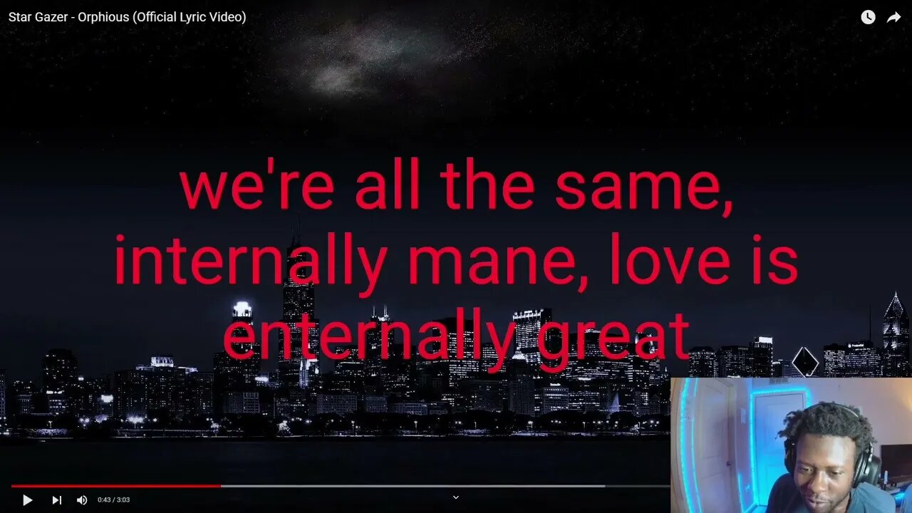 Star Gazer- Orphious Official Lyric Video Reaction