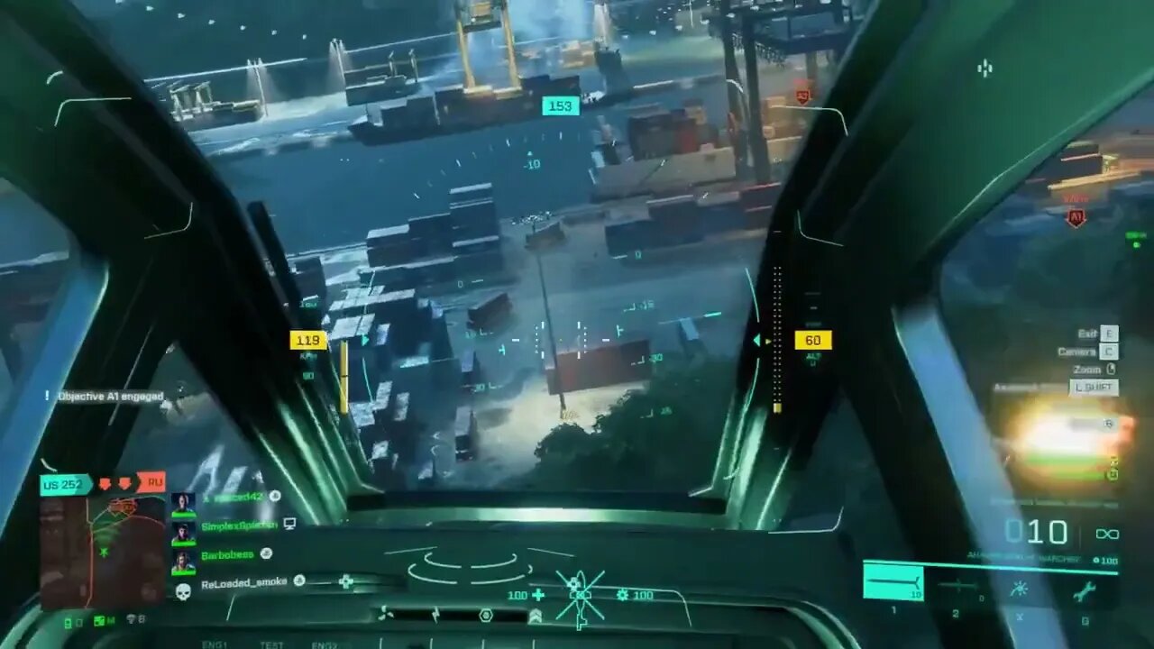 Battlefield $ 2042 $ $ No $ Tank is Safe 127mm + TOW Apache Gameplay