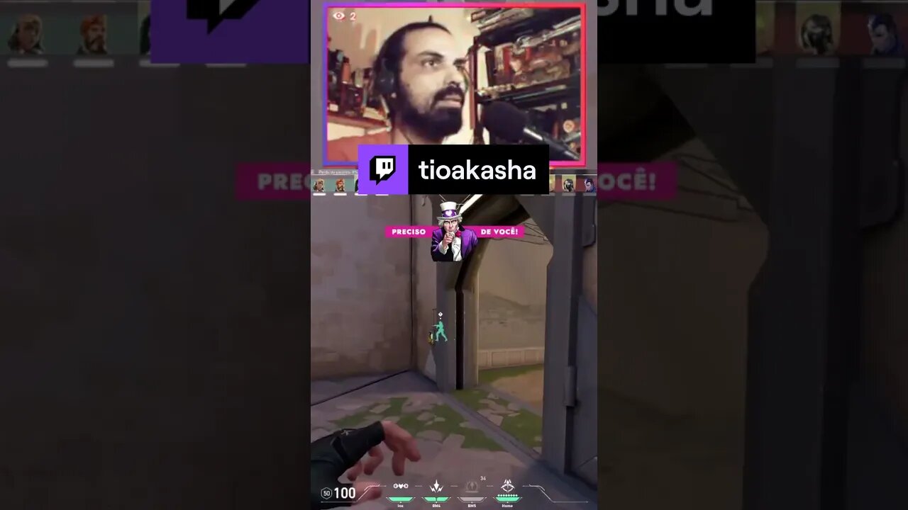 Call pra que? #valorant #sova | tioakasha em #Twitch