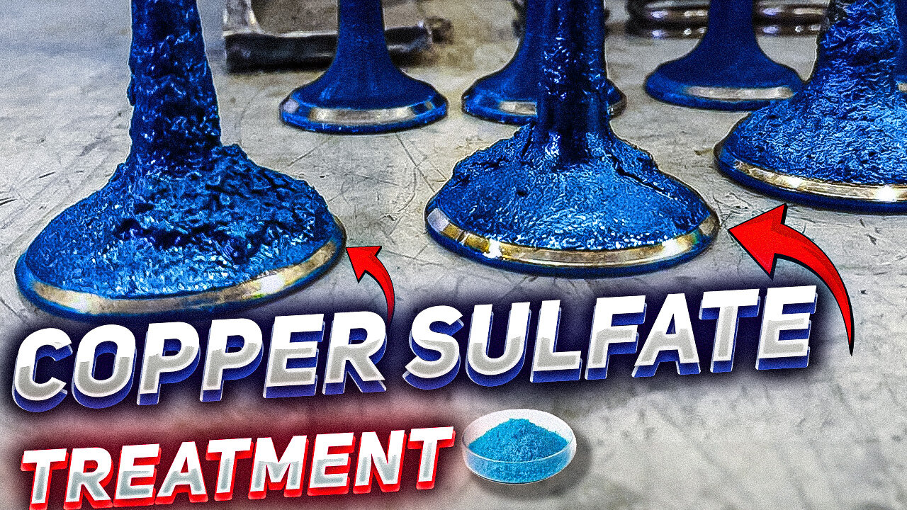 Can we use copper sulfate to clean a sludgy engine?