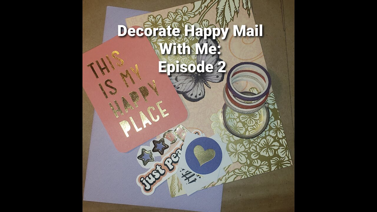 Decorate Happy Mail Envelope and Card With Me 2