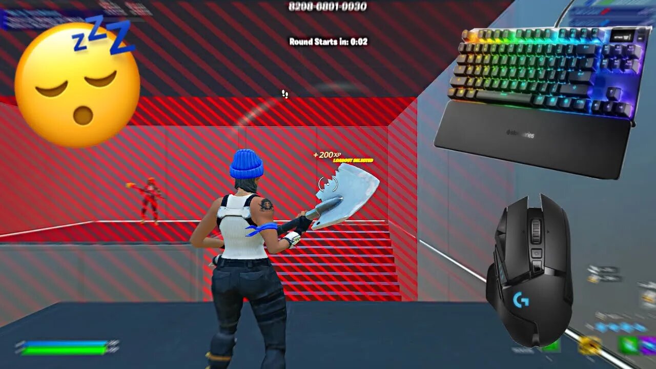 Steelseries Apex Pro TKL ASMR Chill🤩 Piece Control 1v1🏆Satisfying Keyboard Fortnite