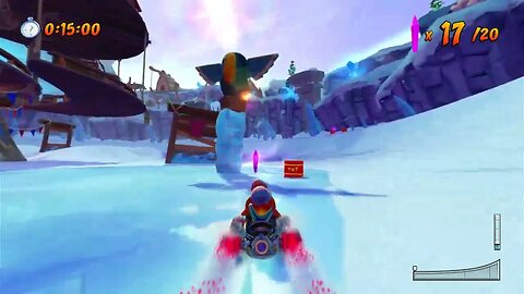 The North Bowl Crystal Challenge Gameplay - Crash Team Racing Nitro-Fueled