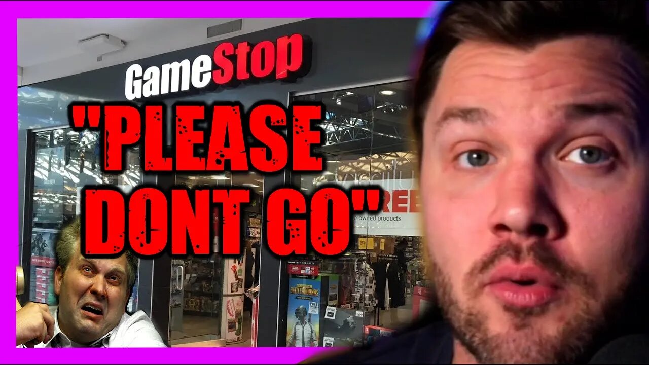 GAMESTOP Caught BEGGING Workers Not To Quit.. Desperation Mode