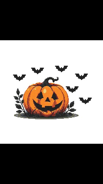 HAPPY HALLOWEEN Cross Stitch Pattern by Welovit Cross Stitch | welovit.net | #welovit #crossstitch