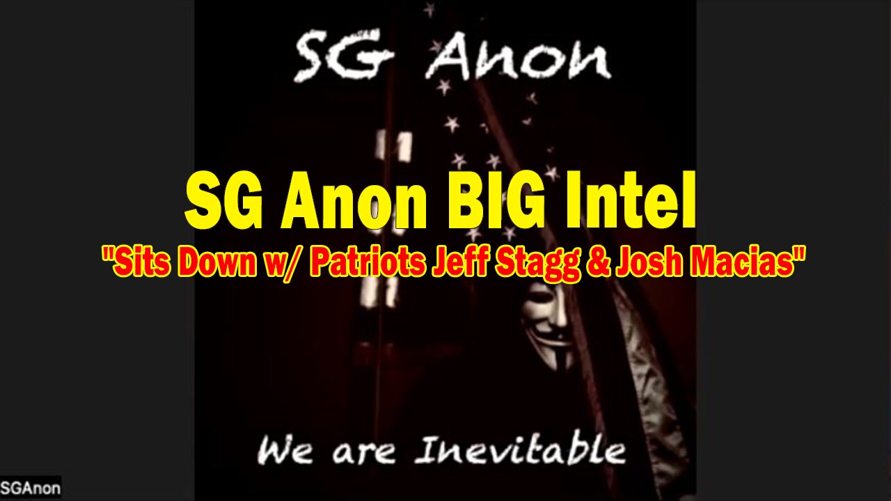 SG Anon BIG Intel Oct 19: "Sits Down w/ Patriots Jeff Stagg & Josh Macias"