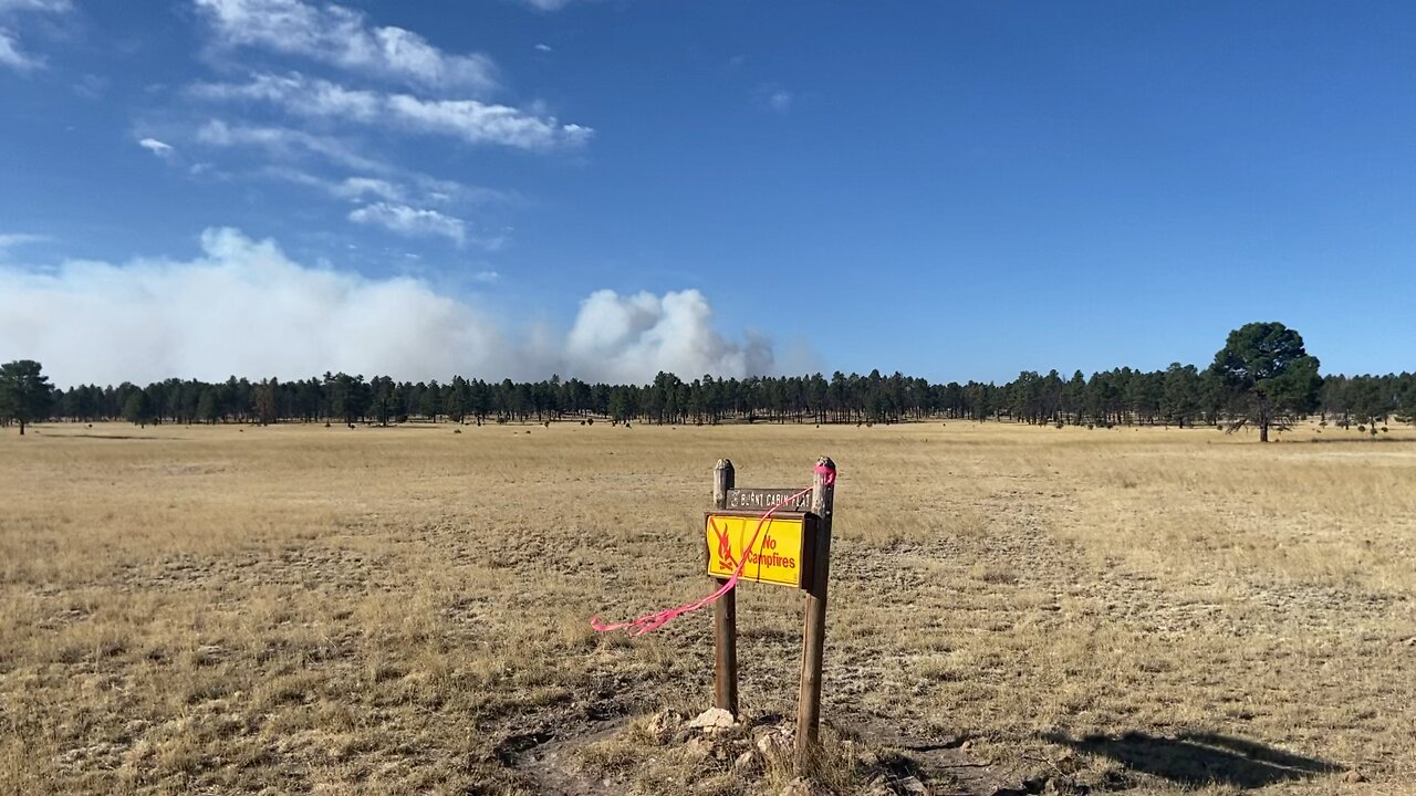 Burned out black fire