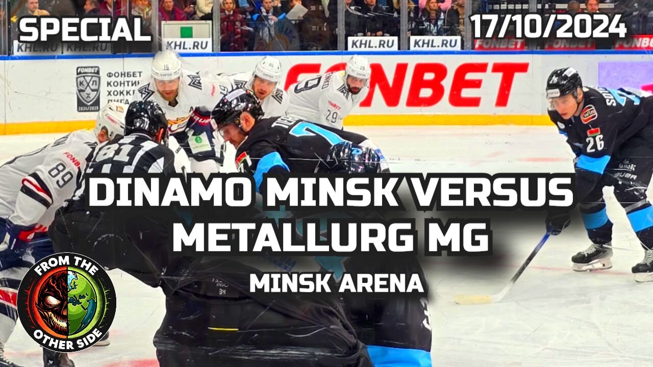 KHL ICE HOCKEY GAME - DINAMO MINSK VS METALLURG MG - AT THE MINSK ARENA IN MINSK, BELARUS