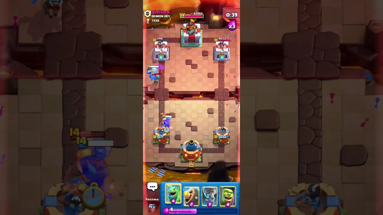 CLASH ROYALE SHORTS #175 - SÓ TEM PARTIDA TOP