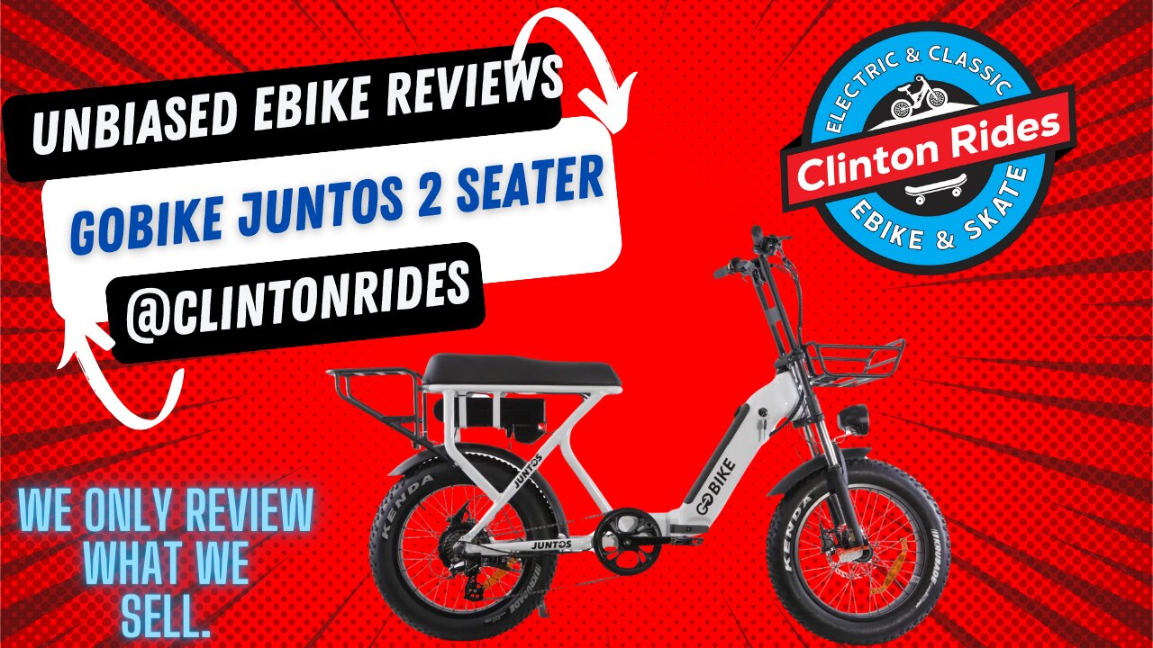 Clinton Rides | UnBiased Review | GoBike Juntos EBike (moped style)