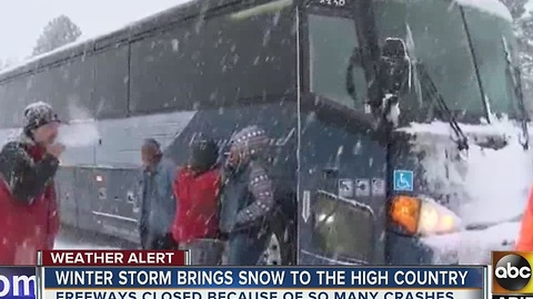 ABC15 heads up to Flagstaff for winter weather