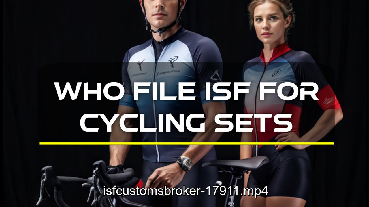 ISF Customs Broker: Who Should File ISF for Cycling Sets?