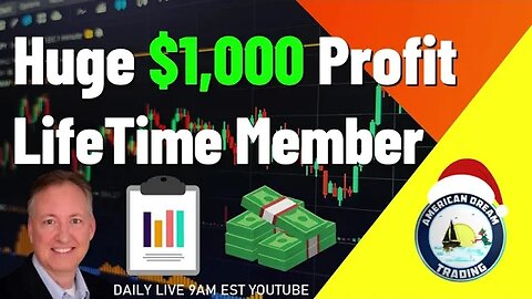 Huge $1,000 Profit LifeTime Member Stock Market