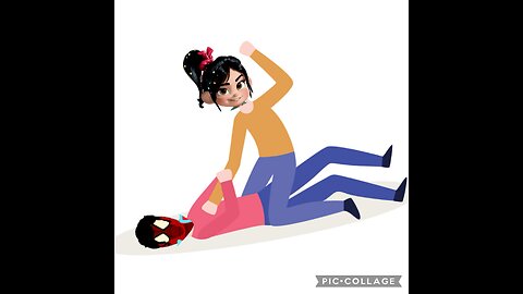 Vanellope beats up Aaron Soto
