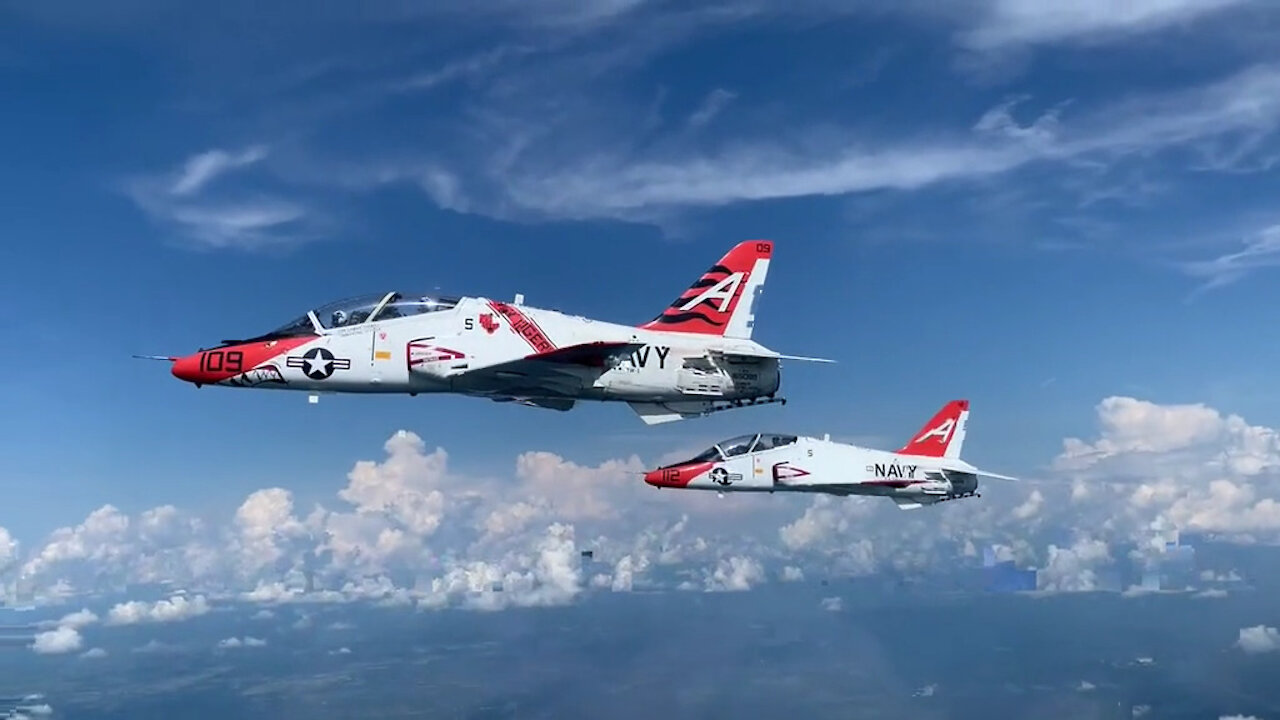 Training Squadron 9 T-45C Goshawk division formation flight