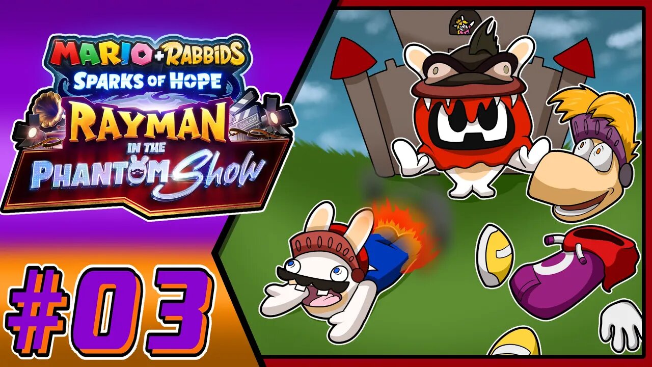 Dunces And Dragons!!! Mario+Rabbids Rayman And The Phantom Show Part 3