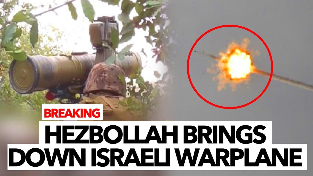 BREAKING! Powerful Israeli Warplane Shot Down Over Lebanon; Biggest Shock To America!