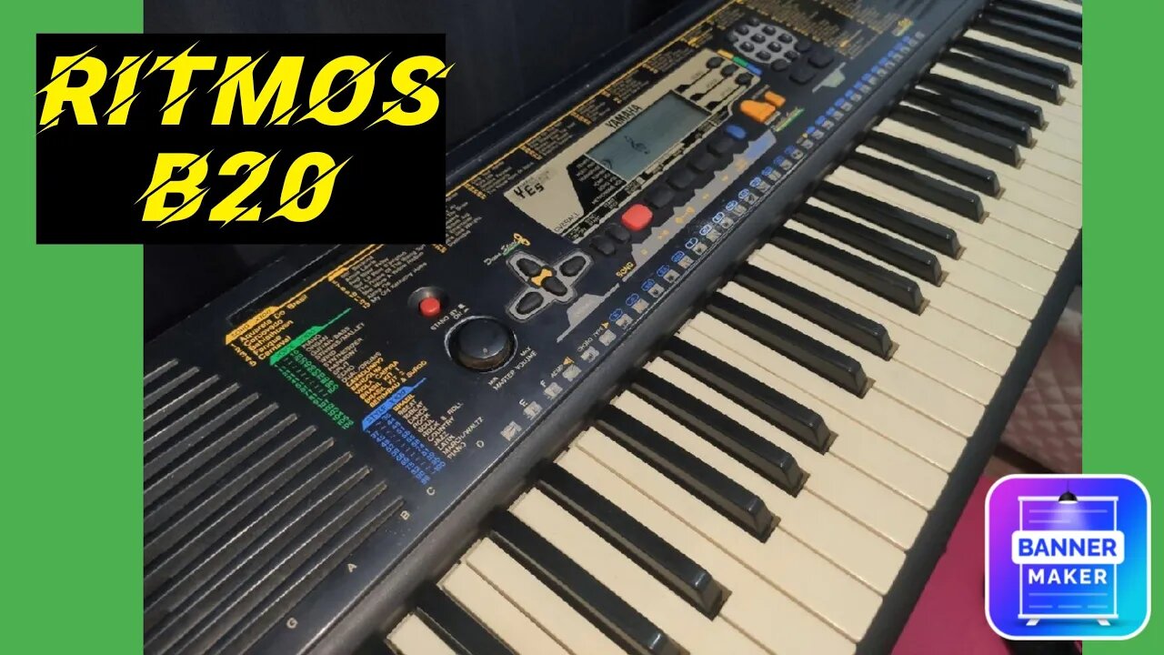 Ritmos Brasileiros do teclado YAMAHA PSR B20