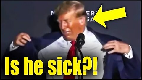 YIKES: Trump's Makeup MELTS OFF HIS FACE as Speech UNRAVELS!