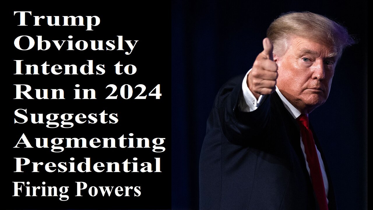 URGENT!! TRUMP BREAKING NEWS 3/14/22 - Trump Obviously Intends to Run in 2024