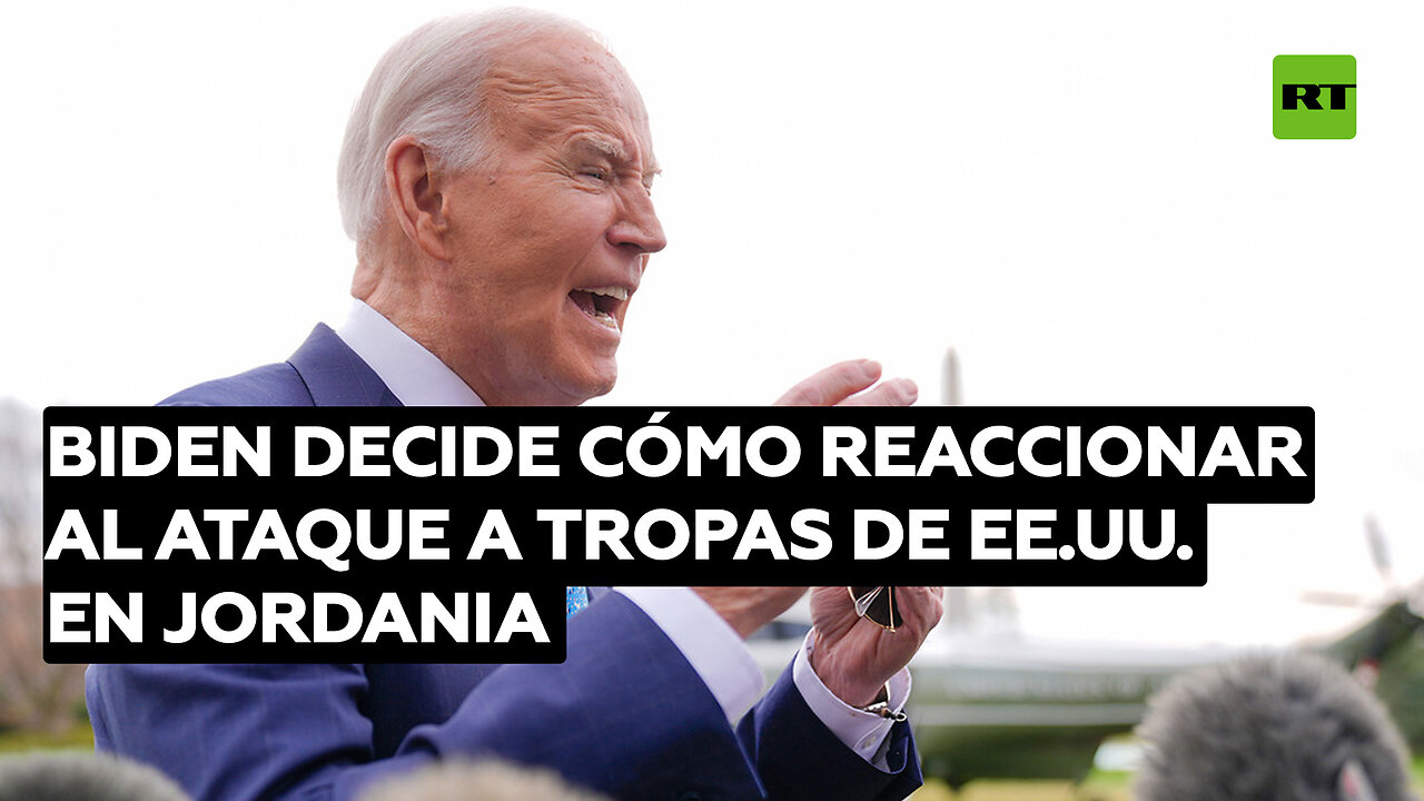 Biden asegura haber decidido ya cómo responder al ataque contra tropas de EE.UU. en Jordania