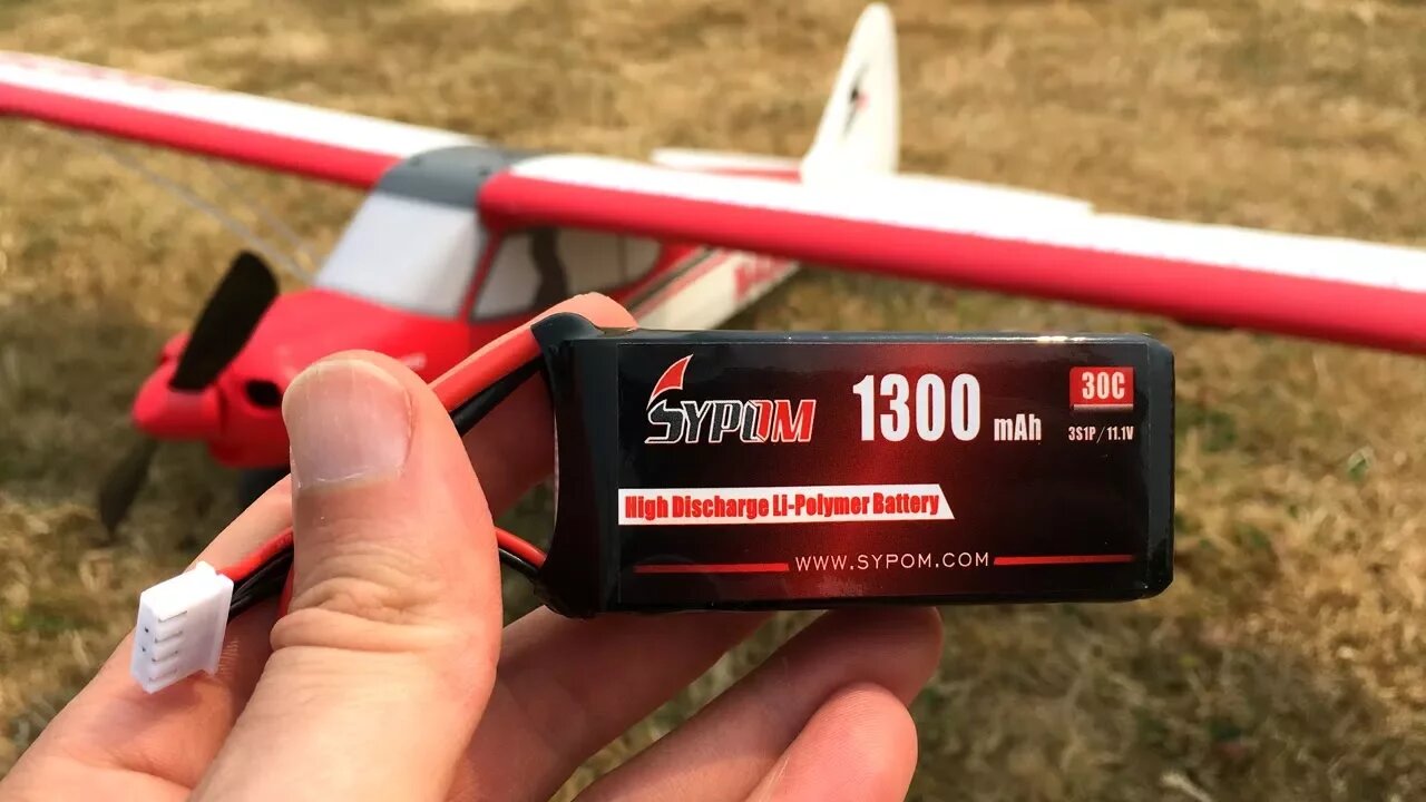 Parkzone Sport Cub S2 RC Plane Flight Test For Sypom Lipo Battery Review