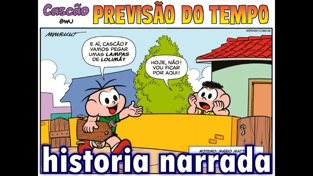 Cascão em-Previsão do tempo | Gibis do Rapha