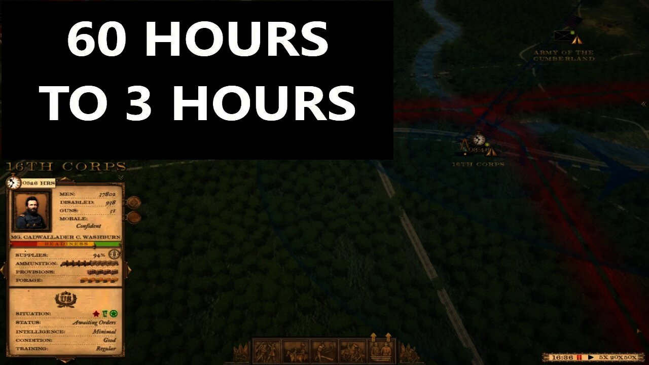 Grand Tactician The Civil War Tutorial: Telegraph Stations and Order Delay