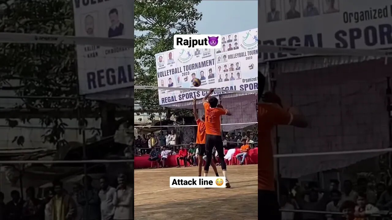 Rajput👿, attack line 😳 full video uploaded in YouTube I’d name HINDUSTAN VOLLEYBALL