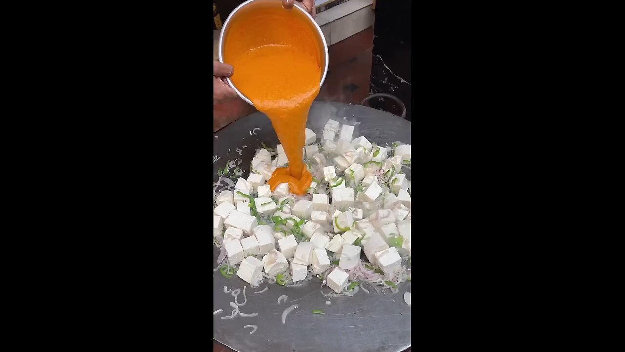 Indian Street food|| tawa paneer