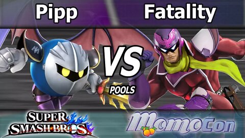 Pipp (Meta Knight) vs. YP|Fatality (C. Falcon) - Wii U Pools - Momocon 2017