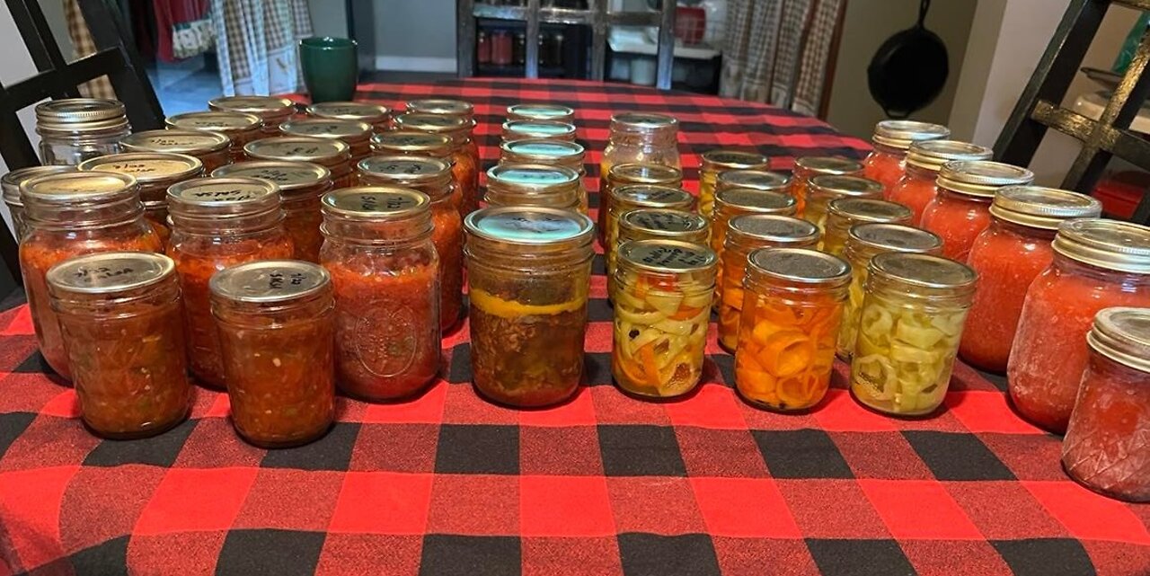 A weeks worth of canning