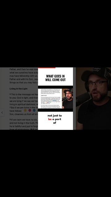 What you allow in will eventually come out. #bible #scripture #biblestudy #bibleverse