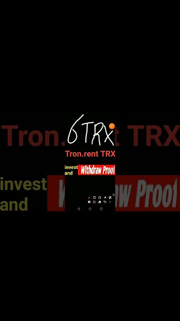 withdraw 6.16 trx free from tron rent በነፃ 6 trx አወጣሁ #Shorts