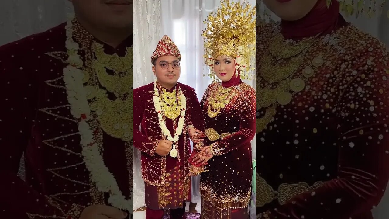 Pengantin Adat Palembang Mewah dan Elegant #short #short #shortvideo