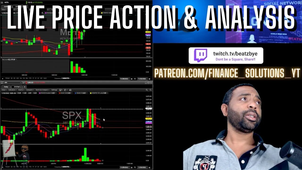 LIVE PRICE ACTION & ANALYSIS LIVE TRADING FINANCE SOLUTIONS #1