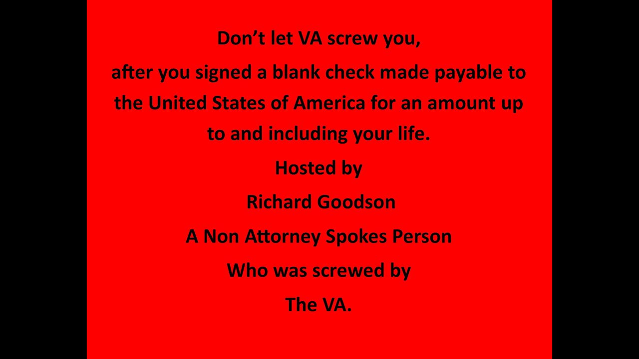Don’t let VA screw you!!!!! EP 2