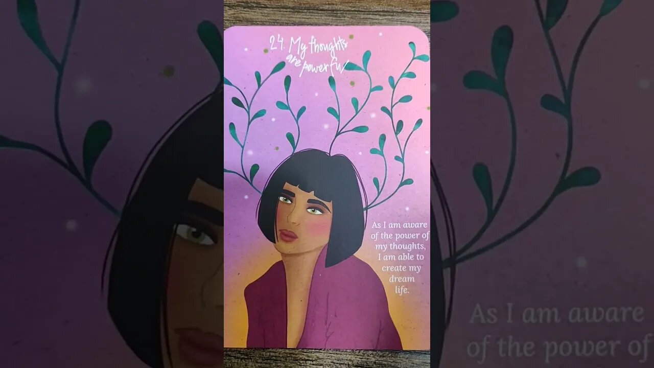 FINDING INNER PEACE - NO. 24 MY THOUGHTS ARE POWERFUL #valeriesnaturaloracle #shorts #yourjourney