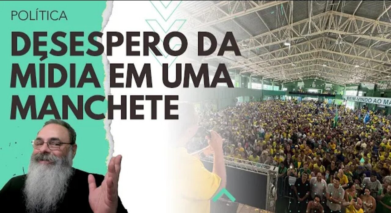 in Brazil, a new crowded event with Bolsonaro and the lying press tries to hide