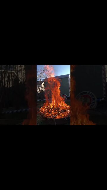 Ich habe Feuer gemacht