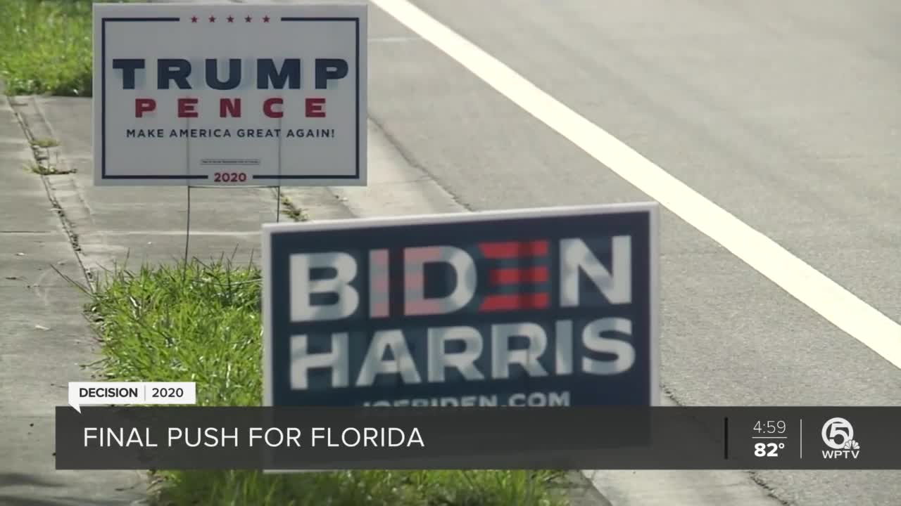 Trump, Biden make final push for Florida voters as election nears