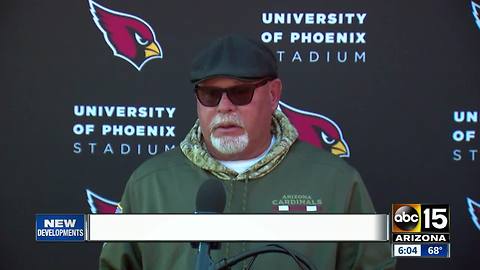 Bruce Arians sends prayers, well wishes to Senator McCain