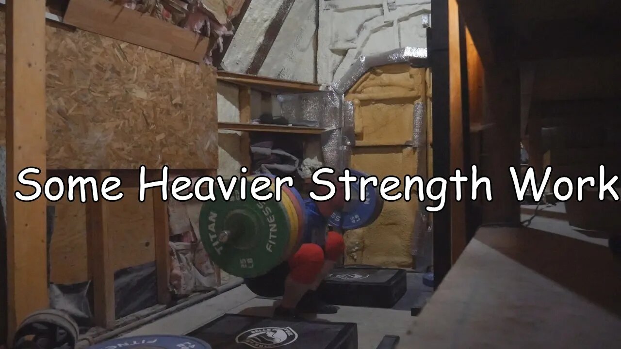 Weightlifting Training - Some heavier strength work