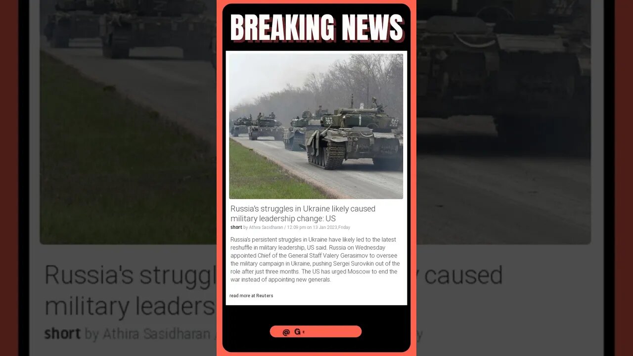 Russia Ignores US Demands, Appoints New General to Lead Ukraine Conflict | #shorts #news