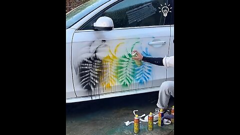 🚗 Spray Painting a Car Never Looked More Fun! 🎨