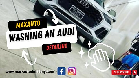 Washing an AUDI Today! #maxautodetailingnwa #autodetailing #detailing #cardetailer #car #auto #suv