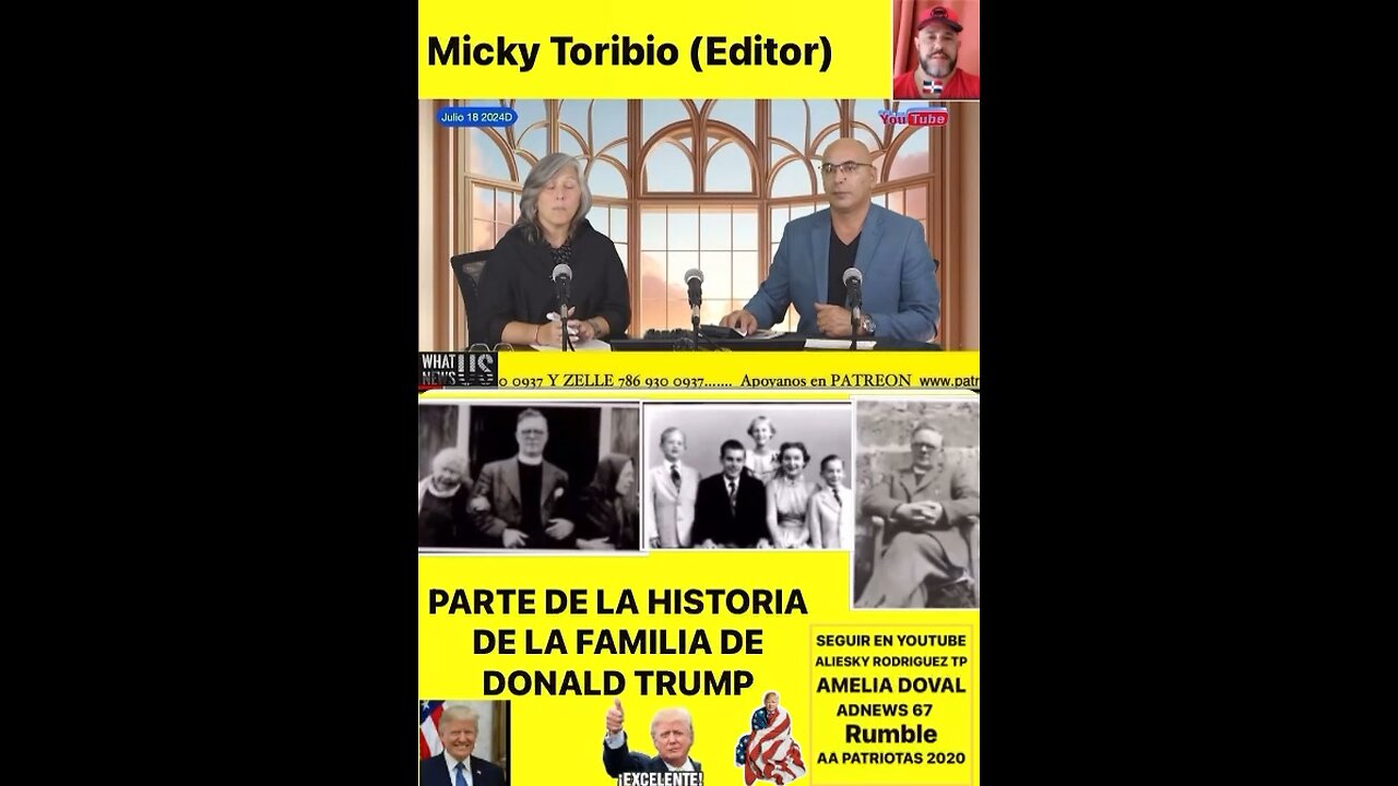 HISTORIA DE LA FAMILIA DEL PRESENTE DONALD J TRUMP